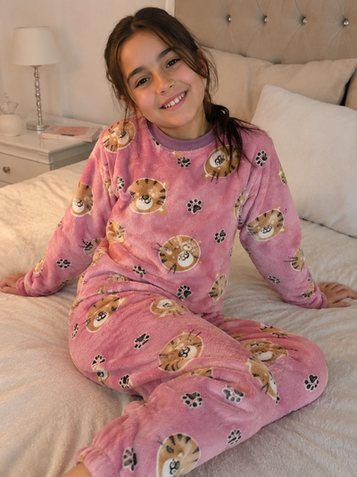 Pijama Polar Niña | Dos piezas