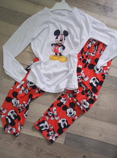 Pijama Animado | Mickey Rojo Talle 12