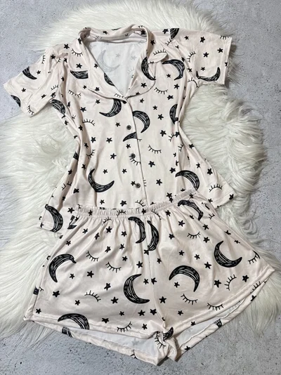 Camisero Lunas Crema