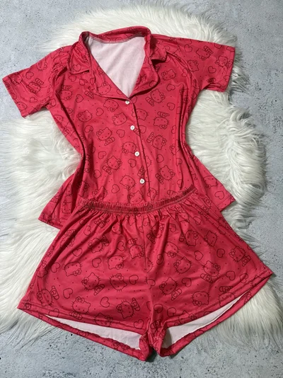 Camisero Kitty Fucsia