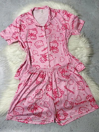 Camisero Kitty Rosa