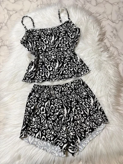 Pijama dos piezas morley negro