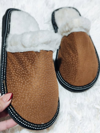 Pantufla Hombre Carpincho Marrón