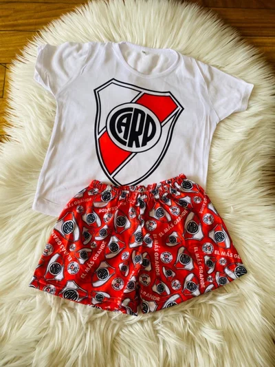 Pijama Infantil Corto River Plate | Talle 4/6