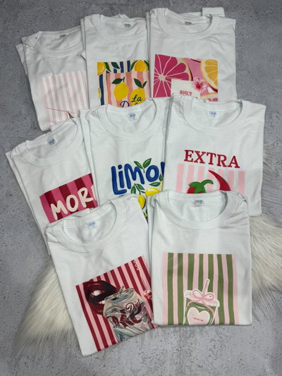 Remerones estampados Summer Blancos
