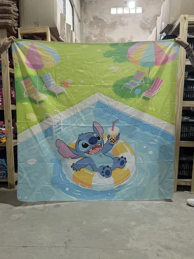 Maxilona playera Stitch de vacaciones