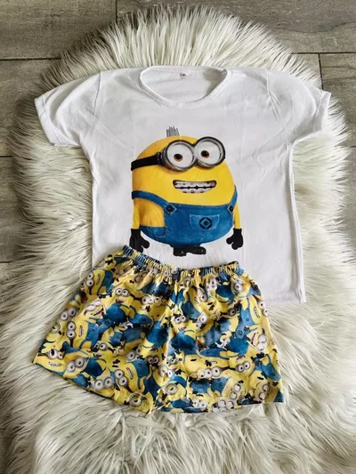 Pijama Infantil Corto Minion | Talle 4/6