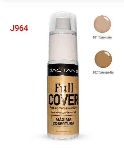 BASE DE MAQUILLAJE FULL COVER DE JACTANS