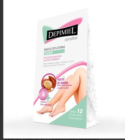BANDAS DEPILADORAS PARA EL CUERPO 120g
