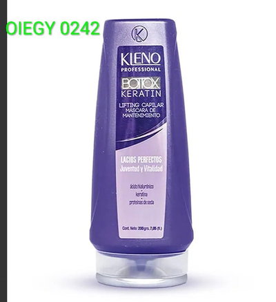 MASCARAS BOTTOX KLENO 200cc