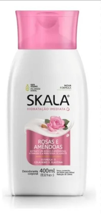 CREMA HIDRATANTE SKALA ROSAS E AMENDOAS 400ml