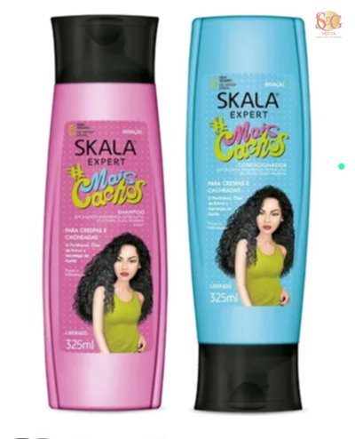SHAMPOO Y ACONDICIONADOR SKALA MAIS CACHOS 325ml c/u