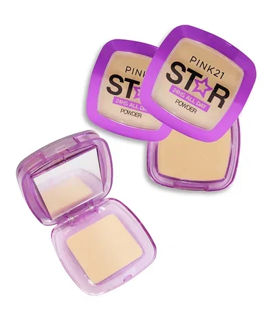 POLVO COMPACTO STAR 24hs ALL DAY C/ ESPONJA Y ESPEJO
