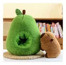 Capibara dentro de la palta 30 cm 牛油果卡皮巴拉