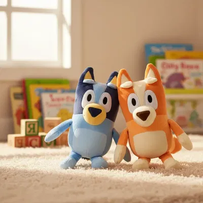 Peluche Bluy Bingo 25cm x1