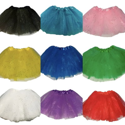 Pollera de Tutú Infantil con Brillo