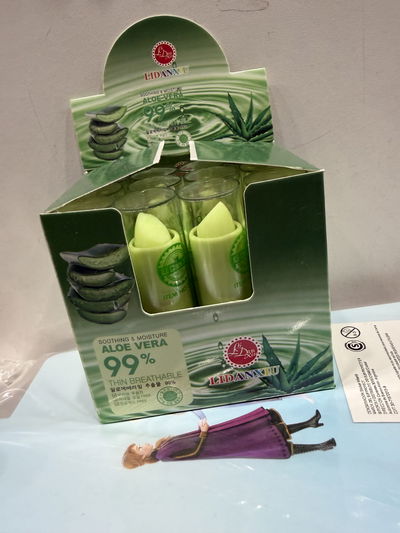 Set de 12 Bálsamos Labiales Aloe Vera 