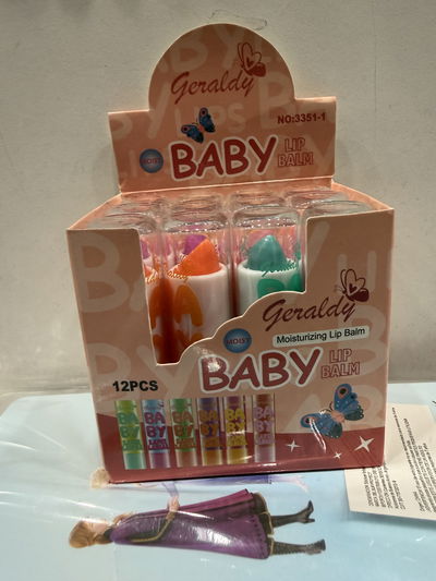 Set de 12 Bálsamos Labiales Baby