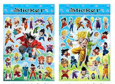 Planchas De Stickers Dragon Ball ×50U