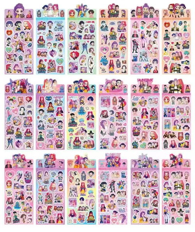 Planchas De Stickers Kpop Infantiles X20U