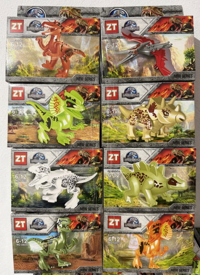 Bloques Dinosaurios ×8 M0805