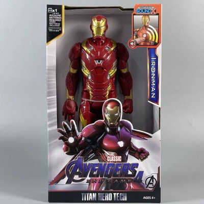 Avengers Heros Iro man Musical Luz 30cm 
