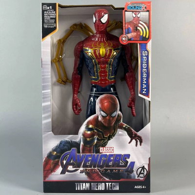 Avengers Heros Araña Spider Man Musical Luz 30cm 
