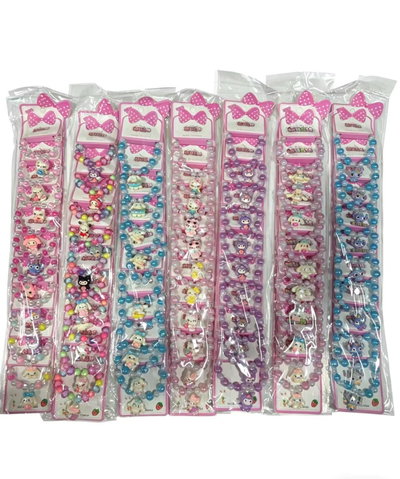 Pack x10 Pulseras Kawaii Sanrio