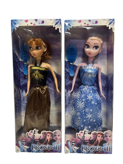 Muñeca Frozen x1 Con Peine