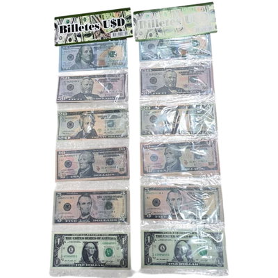 Billete Para Jugar Tira Dollar
