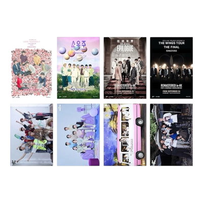 Pósters BTS Pack de 8 -29x42cm