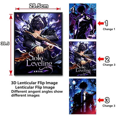 Póster 3D Solo Leavling