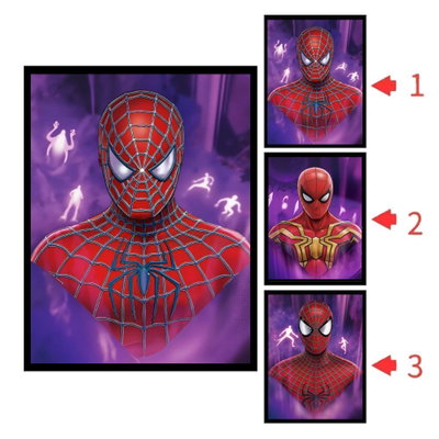 Póster 3D Hombre Araña Sprider Man