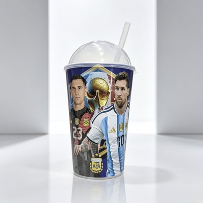 Vaso con Domo de Messi C Argentina