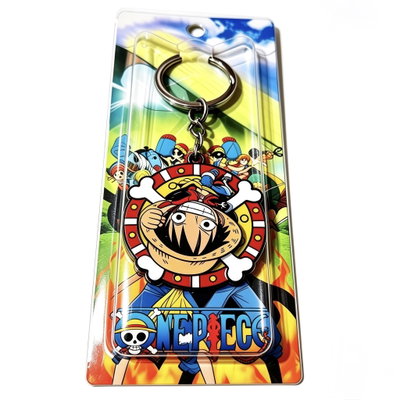 Llavero Metálico Giratorio de Luffy -One Piece
