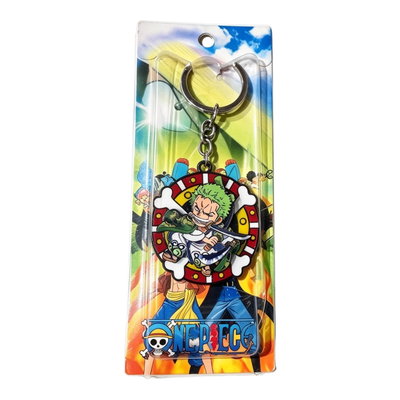 Llavero Metálico Giratorio de Zorro -One Piece