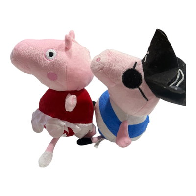 Peluche Pepps Pig 25cm Pirata / princesa