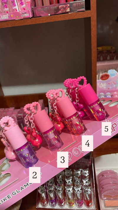 Lip Gloss con llavero