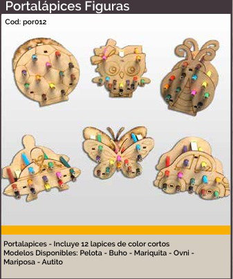 portalapices colores x 12