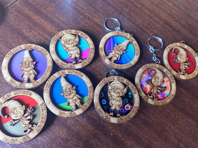 llaveros simples color