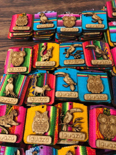 Llaveros con Aguayo MDF