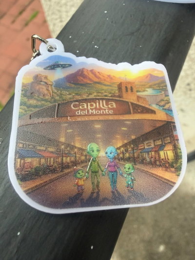 Llaveros en Acrilico Blanco