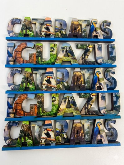 Iman letras 3D - MDF