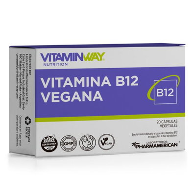 Vitamina B12 vegana - Vitaminway x 20caps