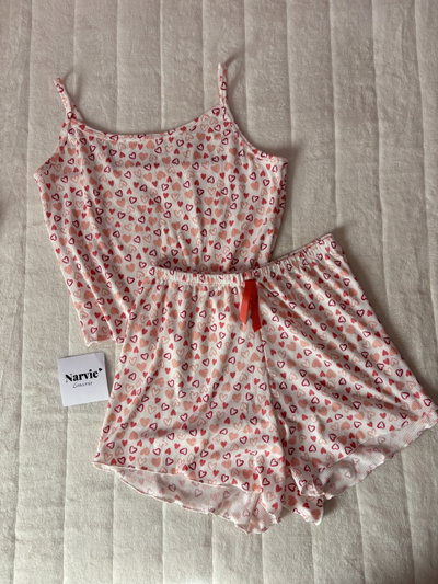 Pijama de Morley corazones