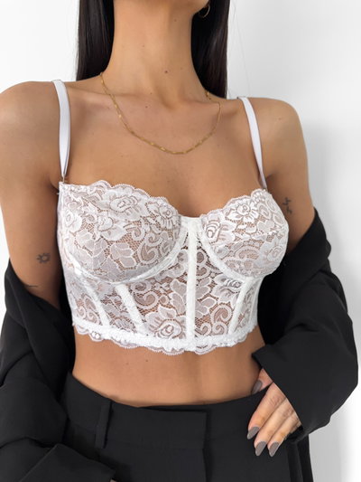 Bustier Alma Blanco