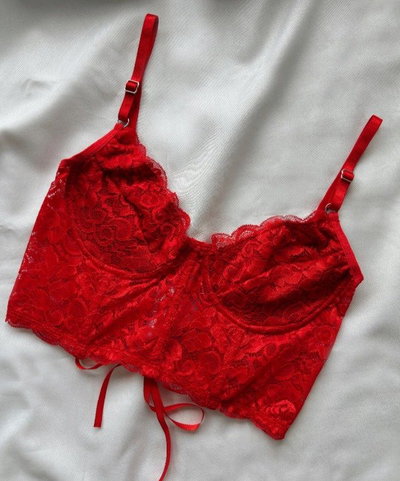 Bustier Alma Rojo