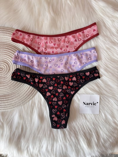 Less clásicas Morley corazones pack x2