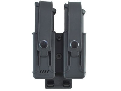 PORTA CARGADOR POLIMERO DOBLE UNIVERSAL C/ TAPA