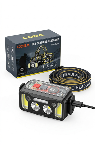 Linterna  COBA (Usd Charging HeadLamp)